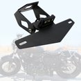 thumbnail image 3 of jinwen Aluminum Alloy Motorcycle Rear License Plate Holder Tail Light Bracket w/Lights, 3 of 9