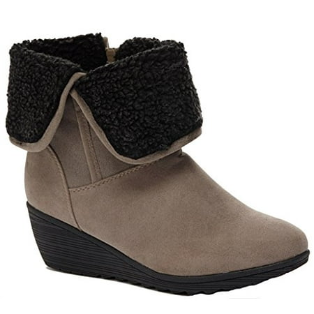 

Serene Women s Luuk Boot Taupe Suede 6 M US