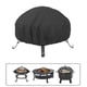 thumbnail image 2 of Fire Pit Cover Heavy Duty Windproof Waterproof Patio Round Fire Pit Cover For Outdoor Fire Pit, 2 of 3