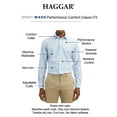 thumbnail image 2 of Haggar Smart Wash Men's Classic Fit Performance Button Up Dress Shirt, 2 of 4