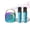 Blue, variant on Mini Karaoke Machine for Kids, 2 Wireless Microphones Karaoke, Portable Bluetooth Music Speaker, LED Lights Karaoke Microphone, Voice Changing Microphone, Family Singing, Birthday Karaoke