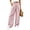 Pink, variant on Lyrcatrment Wide Leg Sweatpants for Women Elastic Waisted Pull on Plain Sweat Pant Loose Fitting Pleated Casual Fall Trendy Loungewear Baggy Pants with Pockets(White,X-Large)