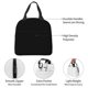 thumbnail image 4 of Easygdp Black Bolsa Térmica Premium - Tela Oxford Impermeable, Gran Capacidad, Bolsillo Frontal, Unisex para Trabajo, Escuela, Actividades al Aire Libre y Picnics, 4 of 8