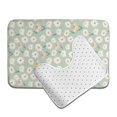 thumbnail image 6 of Yiaed Daisies Flowers Print Bathroom Mat Set 2 Pieces Mat Anti-Skid Pad Ultra Soft and Absorbent Bathroom Bath Mat Contour Bath Rugs for Toilet Base, 6 of 6