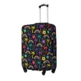 thumbnail image 2 of Daiia Colorful Palms Luggage Cover, Thickened Washable Travel Luggage Covers, Elastic Unique Baggage Covers for 18-20 inch Luggage-Small, 2 of 9