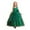 Green, variant on Girls' Dresses Kids Sleeveless Performance Dress Long Pommel Dress Party Princess Dress Size 3 Y-4 Y