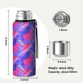 thumbnail image 7 of Modern 20oz Stainless Steel Thermal Bottle with Tea Filter and Cup Lid, Vacuum Insulated Coffee Mug with 316L Inner Liner, Leakproof Travel Thermos for Office, Commute & Outdoor, 7 of 7