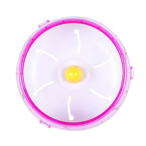 Methold Rueda de plástico para correr para mascotas, entrenamiento de ratas con Clip, silencioso para trotar, equipo de ejercicio, accesorios Juguetes de animales pequeños Rosado Methold PT003613-02