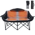 thumbnail image 3 of NAIZEA Heated Double Camping Chair, 2-Person Heated Folding Chairs for Outdoor Sports w/ 3 Heat Levels & 4 Heating Zones, Patio Lounge Chairs Folding Camping Chair Supports 550 lbs, 3 of 10