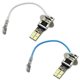 thumbnail image 1 of 24-SMD-4014 H3 6500K HID Xenon White LED Bulbs for Fog Light or Driving Lamp New K4U3X, 1 of 4