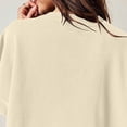 thumbnail image 5 of gakvbuo Fashion Women's Casual Over Sized Sweatshirt Long Sleeve Dress Round-Neck Ladies Patchwork Mini Dresses, 5 of 9