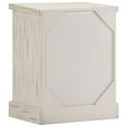 thumbnail image 4 of vidaXL Bedside Cabinet White 15.7"x11.8"x19.7" Solid Mango Wood, 4 of 12