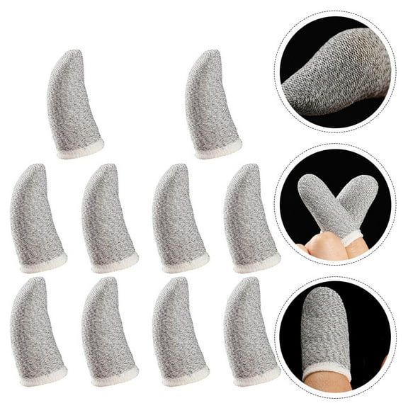 Melantax 10 Pack Breathable Thumb Covers Wear Resistant Finger Protectors Finger Props
