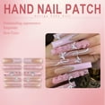 thumbnail image 4 of RAGUPEL 24Pcs Glue on Nails for Women,Diamond French Nails,3D Butterfly Pattern Square Nail Tips,Long Nails for Photography,Stage and Red Carpet,Style2, 4 of 7