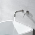 thumbnail image 5 of SUMERAIN Tub Faucet Wall Mount Bathtub Faucet, Brushed Nickel with Valve, 5 of 7