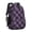 Purple and Black-1, variant on Purple and Black Checkered Pattern Backpack for School, Cute School Bag with Adjustable Shoulder Straps and Padded Back, 16.9"x12.6"x5.9"