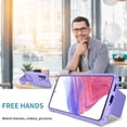 thumbnail image 5 of JTCASES for Samsung Galaxy A23 Case, Sliding Camera Cover & Foldable Kickstand Shockproof Corners Anti-fall Rugged Anti-slip PC TPU Heavy Duty Protective Hybitd Shell - Purple, 5 of 12