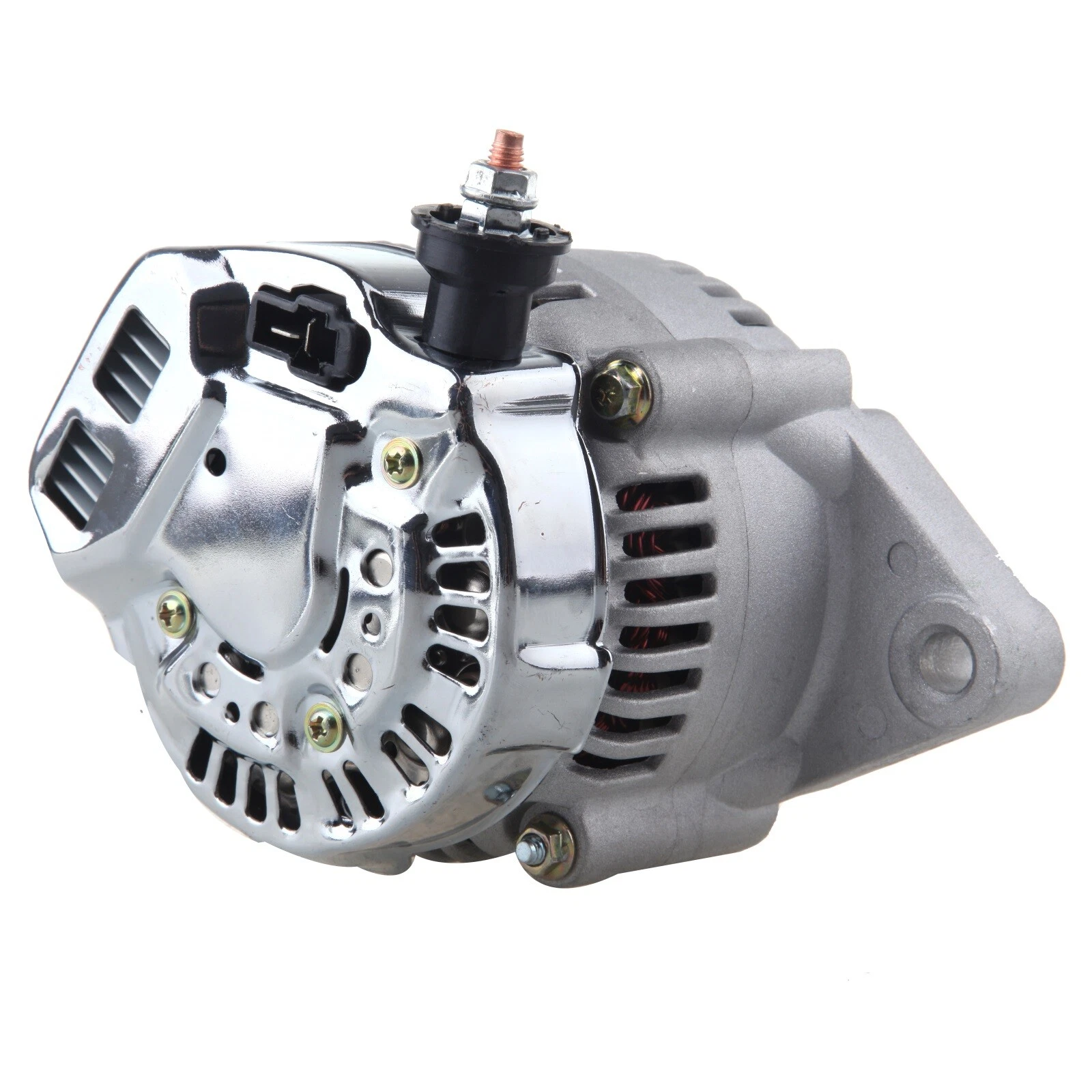 NURATIT Alternator Replacement for Generator Assembly Chevy Mini Denso Street Rod Race 400-52062 12180-SEN