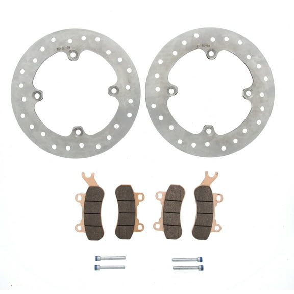 Brake Rotors & Brake Pads fit Can-Am Defender Max HD10 2017 - 2025 Front Brakes