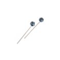 thumbnail image 1 of Par de horquillas Little Gem de L. Erickson - Azul denim/Plata, 1 of 2