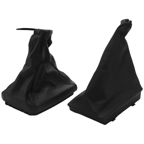 Car Shift Boot Shift Dust Cover Leather Gear Shift Cover with Handbrake Boot for C TIGRA B COMBO C 1,1 * Gear shift knob 1 * Shifter Boot Cover 1 * Handbrake Boot,black