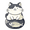 Black Cute Cat, variant on Yayeee Kitchen Curtains Tier Pair Light Filtering 27"x36" Rod Pocket Short Cafe Window Panel, Gray Cute Cat