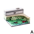 thumbnail image 4 of Soug Block Memo Pad 3D Notepad Mini Mosque Model Paper Carving Notes Art, 4 of 8