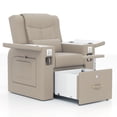 thumbnail image 6 of Pro Multifunctional Pedicure Manicure Nail Art Station Salon Beauty Spa Tattoo Massage Chair with Smart Foot Bathtub(Gray), 6 of 18
