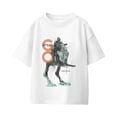 thumbnail image 2 of Star Wars The Mandalorian And Grogu Lets Go Grogu Walker Youth T Shirt (White, XS-XL), 2 of 4