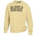 thumbnail image 2 of Men's ComfortWash Gold Cal State L.A. Golden Eagles Stack Garment Dyed Long Sleeve T-Shirt, 2 of 3