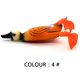 thumbnail image 1 of Señuelo De Pesca De Pato De 9,5 Cm Y 12G, Cebos De Simulación 3D De Agua Superior De Animales Artificiales Pequeños De Plástico, Gran Capacidad De Carga Con Hélice Vogacara OD015355-07, 1 of 6