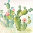 thumbnail image 5 of Gango Home Decor Lovely Watercolor-Style Desert Cactus Print Set; Three 12x12in Art Prints in Distressed White Frames, 5 of 7