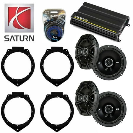 Fits Saturn Outlook 2007-2009 Speaker Replacement Kicker (2) DSC65 & CX300.4 Amp - Factory Certified