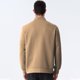 thumbnail image 3 of pstuiky manga larga de hombre, Blusa/camisa de moda para hombre, de color liso, con cuello alto, cremallera y botones. Tops de hombre xxxl, 3 of 7