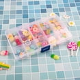 thumbnail image 4 of Gebildet 4pcs Plastic Storage Case Transparent Accessory Parts Storage box for Pills,Herbs,Tiny Bead,and Other Small Items, 4 of 4
