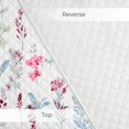 thumbnail image 3 of Mellanni Bedspread Coverlet Set Floral - Reversible Bedding Cover - Oversized Quilt Set, 2 Piece, Twin / Twin XL, Floral Multi, 3 of 7
