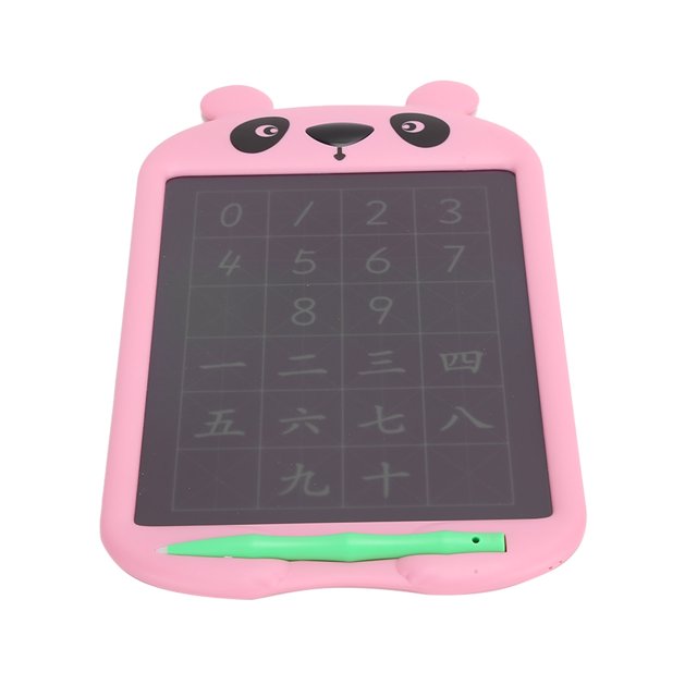 Tablero de dibujo LCD de 10 pulgadas, tablero de escritura electrónico, pizarra, tableta gráfica para niños, escritura a mano colorida rosa
