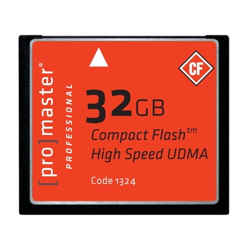 Promaster 32GB CompactFlash UDMA 7 1000X Memory Card (Professional