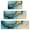 Green and Gold Marble Pattern-1, variant on Pink Marble Pattern Kitchen Rugs Set Of 3, Crystal Velvet Kitchen Runner Rugs with Non Slip Backing, Thick Sponge Padded Gifts for Kitchen Entryway Laundry, Housewarming Christmas