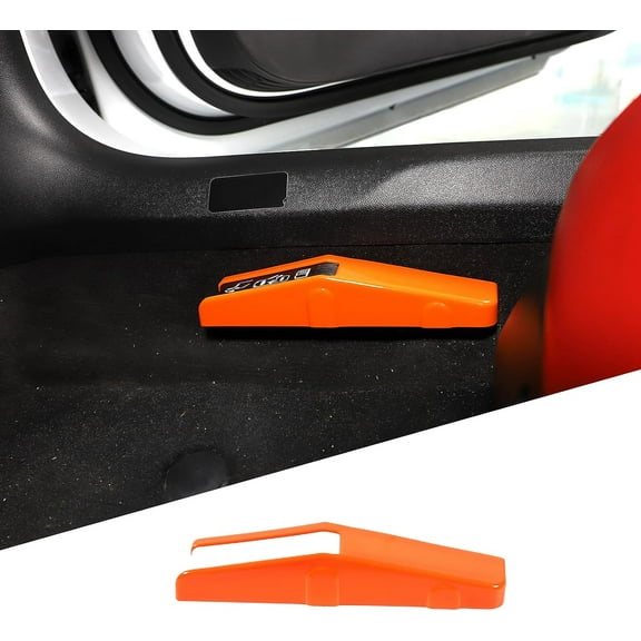 TINKI Forced Door Opening Switch Cover Trims Compatible with Chevrolet Corvette C8 Stingray 2020-2023, ABS Emergency Door Lock Switch Sticker Accessories