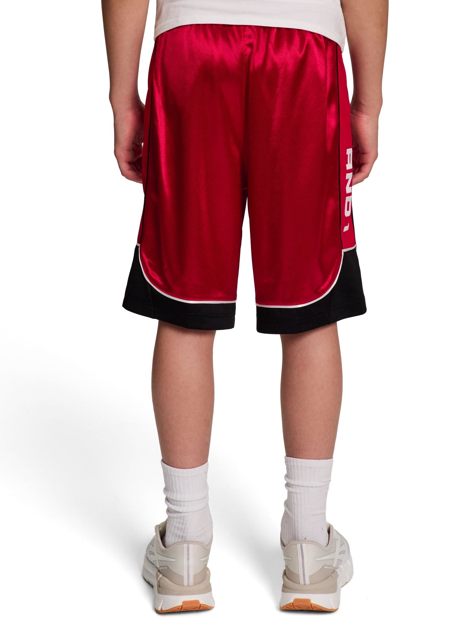 AND1 Boy's All Court Basketball Athletic Shorts, Sizes 4-18