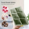 thumbnail image 5 of 3 Pack Large Silicone Ice Cube Trays - Silicone Ice Cube Molds with Leak-Proof Removable Lid, Square Ice Cube Tray, 5 of 11