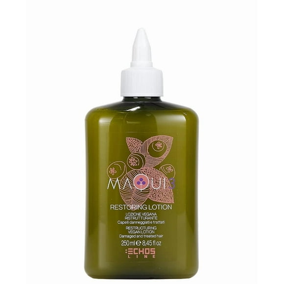 Loción Echosline Maqui 3 restauradora para cabello dañado vegano de 250 ml