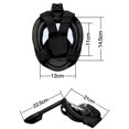 thumbnail image 4 of JShteea Máscara Snorkel Silicona para Gafas Respiradoras Natación Antivaho (negro), 4 of 8
