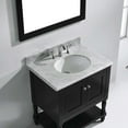 thumbnail image 5 of Julianna 32" Bath Vanity in Gray with Marble Top and Sink and Mirror MS-3132-WMRO-GR, 5 of 9