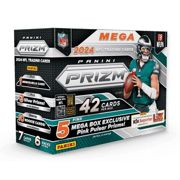 2024 Panini Prizm Football Mega Box Pink Pulsar Prizms