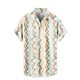 thumbnail image 1 of Camisas De CompresióN Para Hombre Camisas hawaianas informales de verano para hombre, camisas de manga corta con botones estampados para la playa y bolsillo (White, XL), 1 of 5