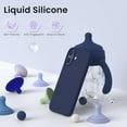 thumbnail image 3 of YCAN-Compatible with iPhone 17 Case,Slim Liquid Silicone 3 Layers Soft Gel Rubber Shockproof Protective Phone Case for iPhone 17 6.3" with Anti-Scratch Microfiber Lining-Navy Blue, 3 of 4