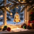 thumbnail image 5 of Glowing Christmas Story Ornament Bell Warm Light & Shatterproof for Christmas Tree Window Mantel Shelf Doorway Party Christmas Decoration by MPOISVA, 5 of 8