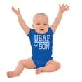 thumbnail image 3 of USAF Son United States Air Force Bodysuit Jumper Boys Infant Baby Brisco Brands 6M, 3 of 7